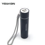 YEAKON Ultra-Compact Portable Charger The Smallest 5000mAh Mini Power Bank with Fast Charge 2.4A Output Compatible for iPhone 11 X XS MAX XR 8 7 6s 6 plus iPad Samsung Galaxy Cell Phone & More -Black